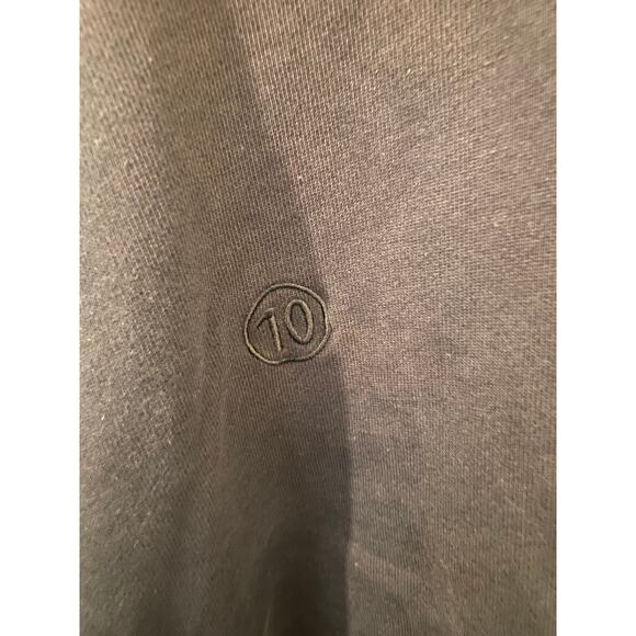 Maison Margiela Hole Punch Distressed Logo Black Pullover Hoodie Sz 40 or Medium - Picture 4 of 9